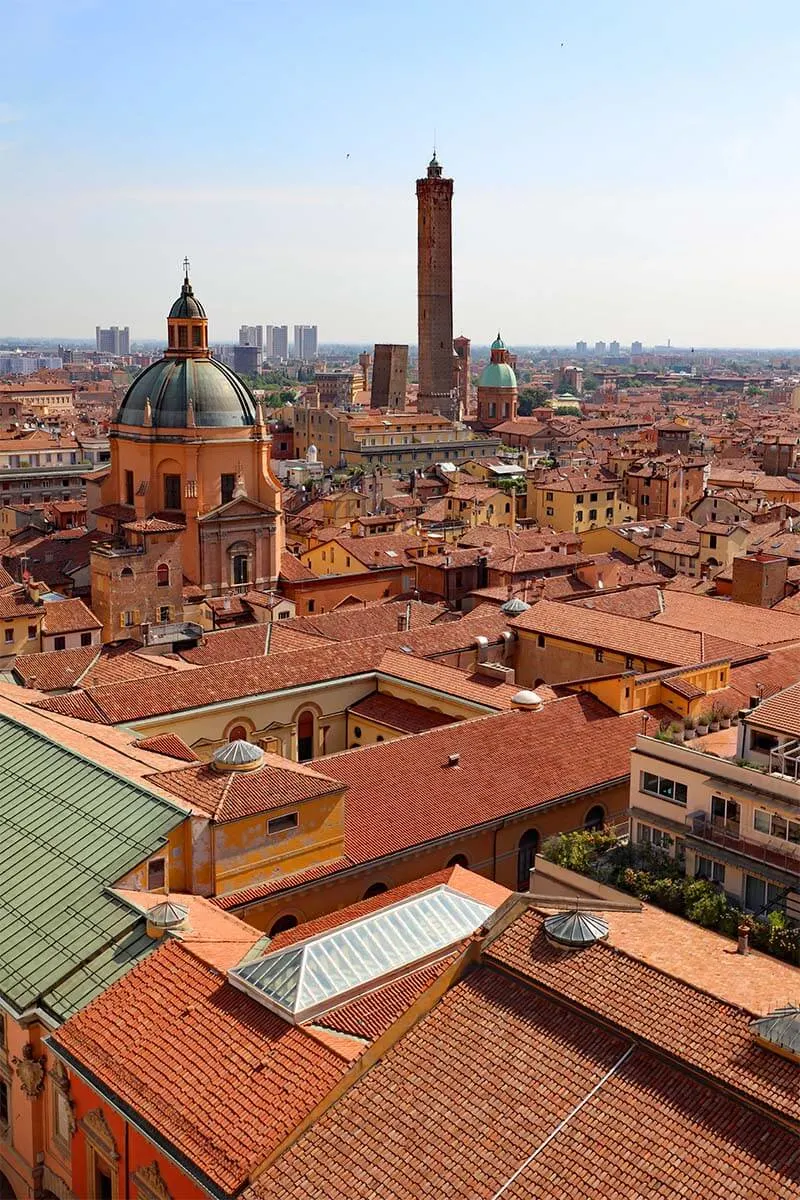 View from Terrazza di San Petronio in Bologna