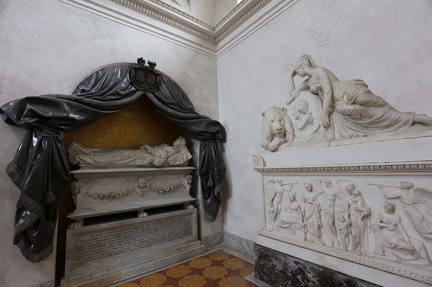 Villa Melzi chapel in Bellagio, Italy