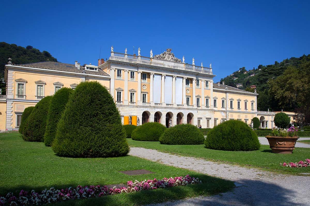 Villa Olmo in Como is one of the best villas to visit on Lake Como, Italy