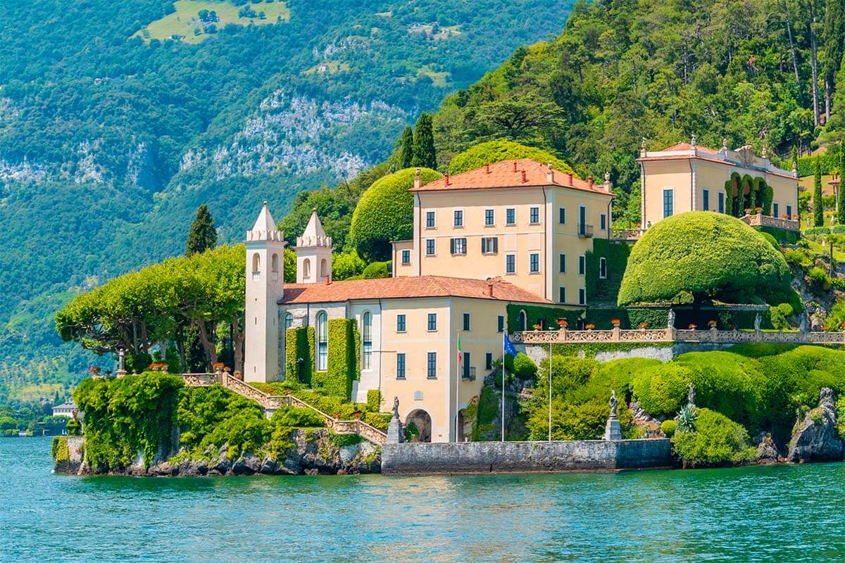 Villa del Balbianello - one of the most famous villas of Lake Como, Italy