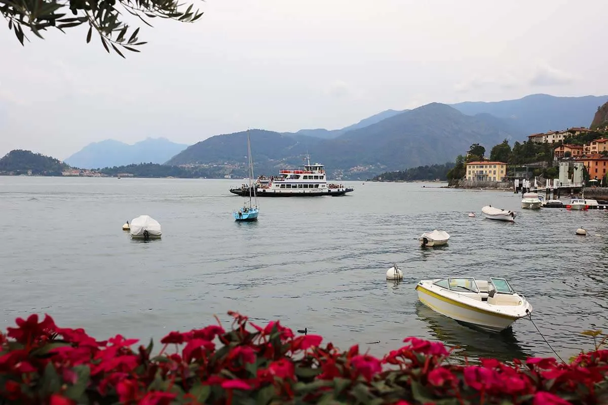 Visiting Lake Como in Italy - lake scenery near Menaggio