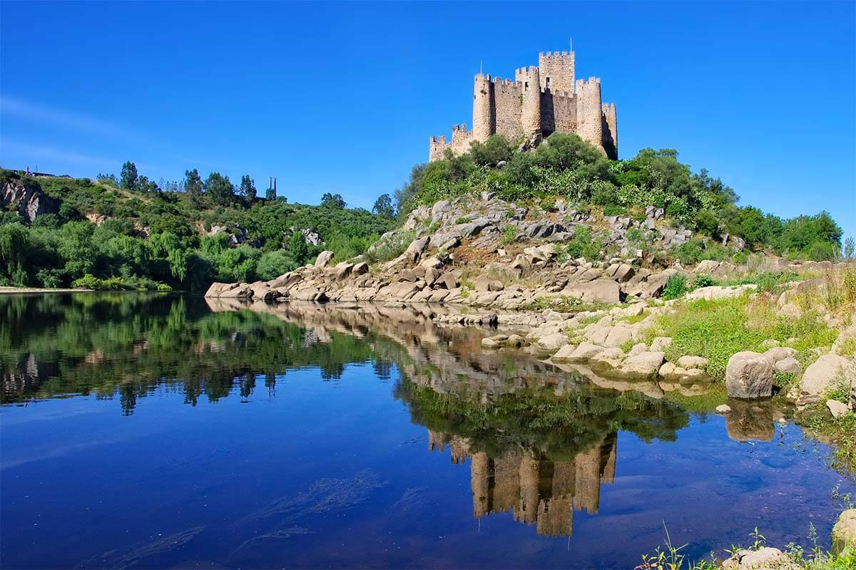 Almourol Castle in Portugal