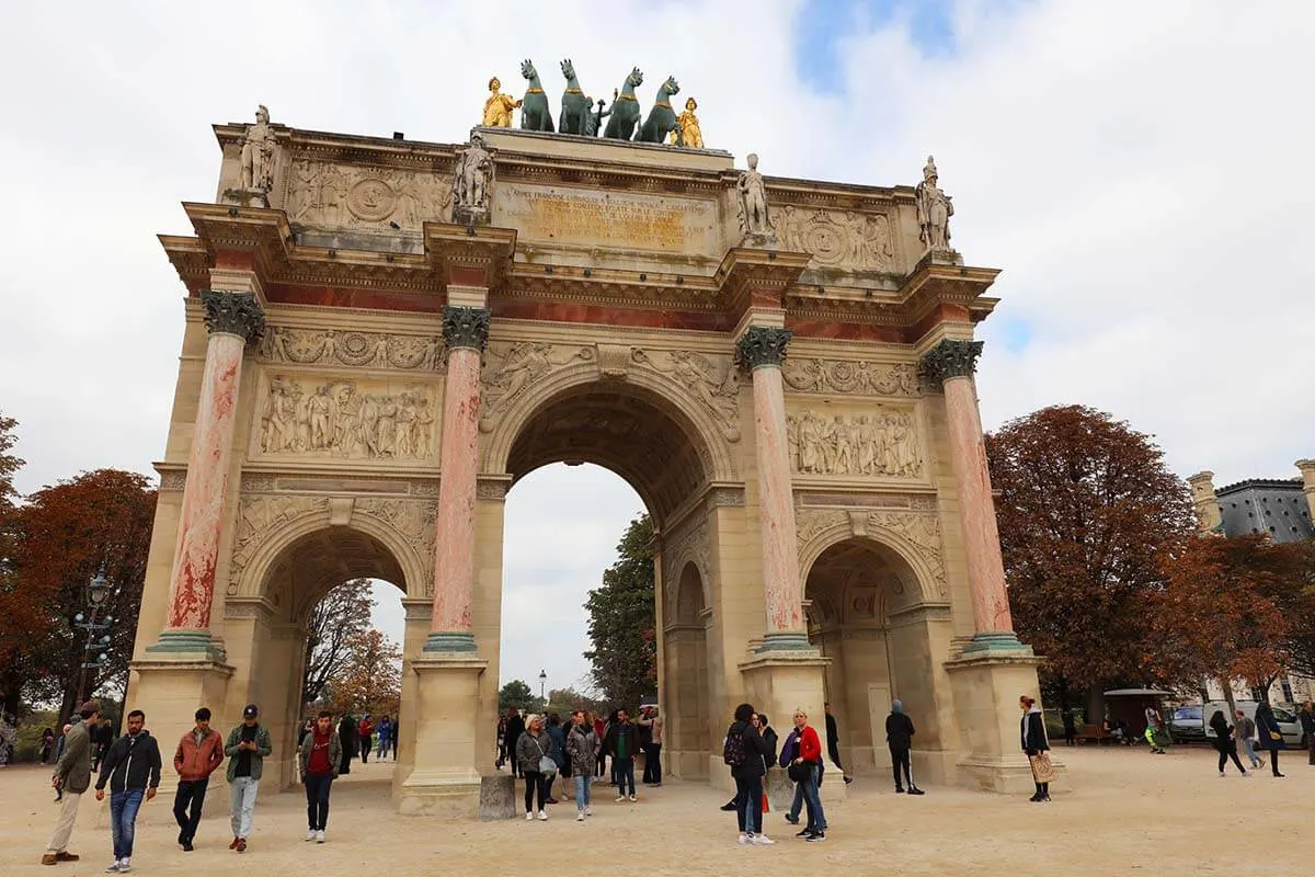 Arc de Triomphe du Carrousel in Paris