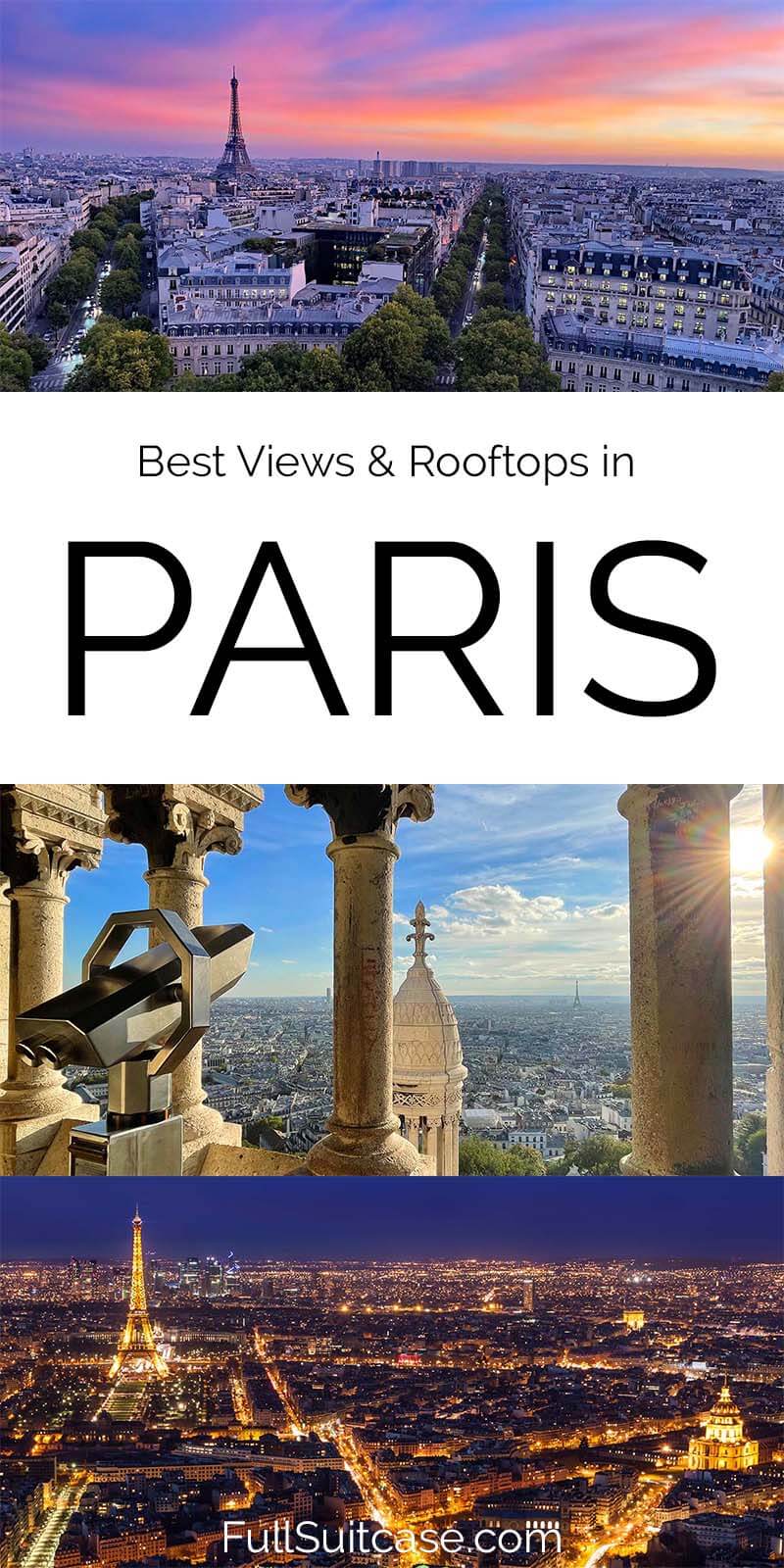 Best panoramic views and viewpoints in Paris