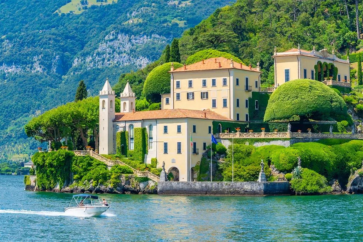 Boat tour on Lake Como - Villa Balbianello