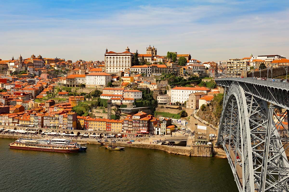 Cityscape of Porto city in Portugal