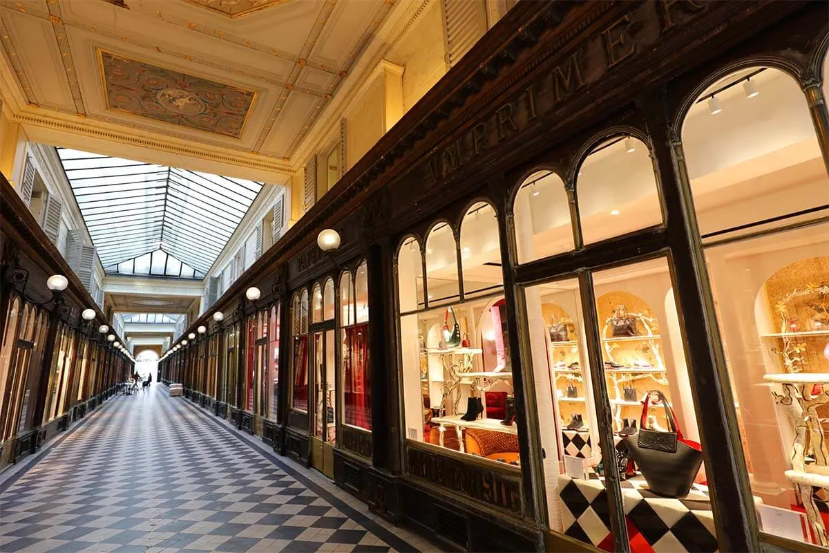 Covered passages in Paris