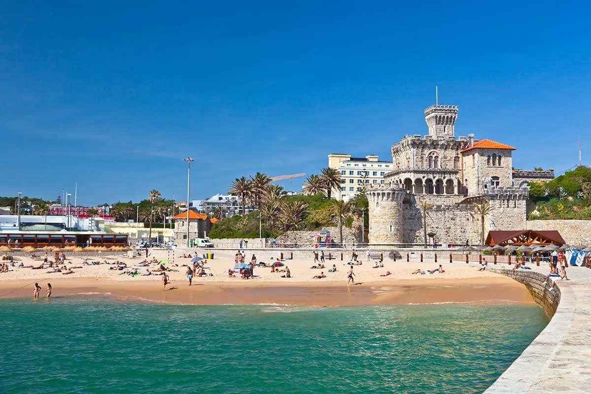 Estoril beach near Lisbon, Portugal