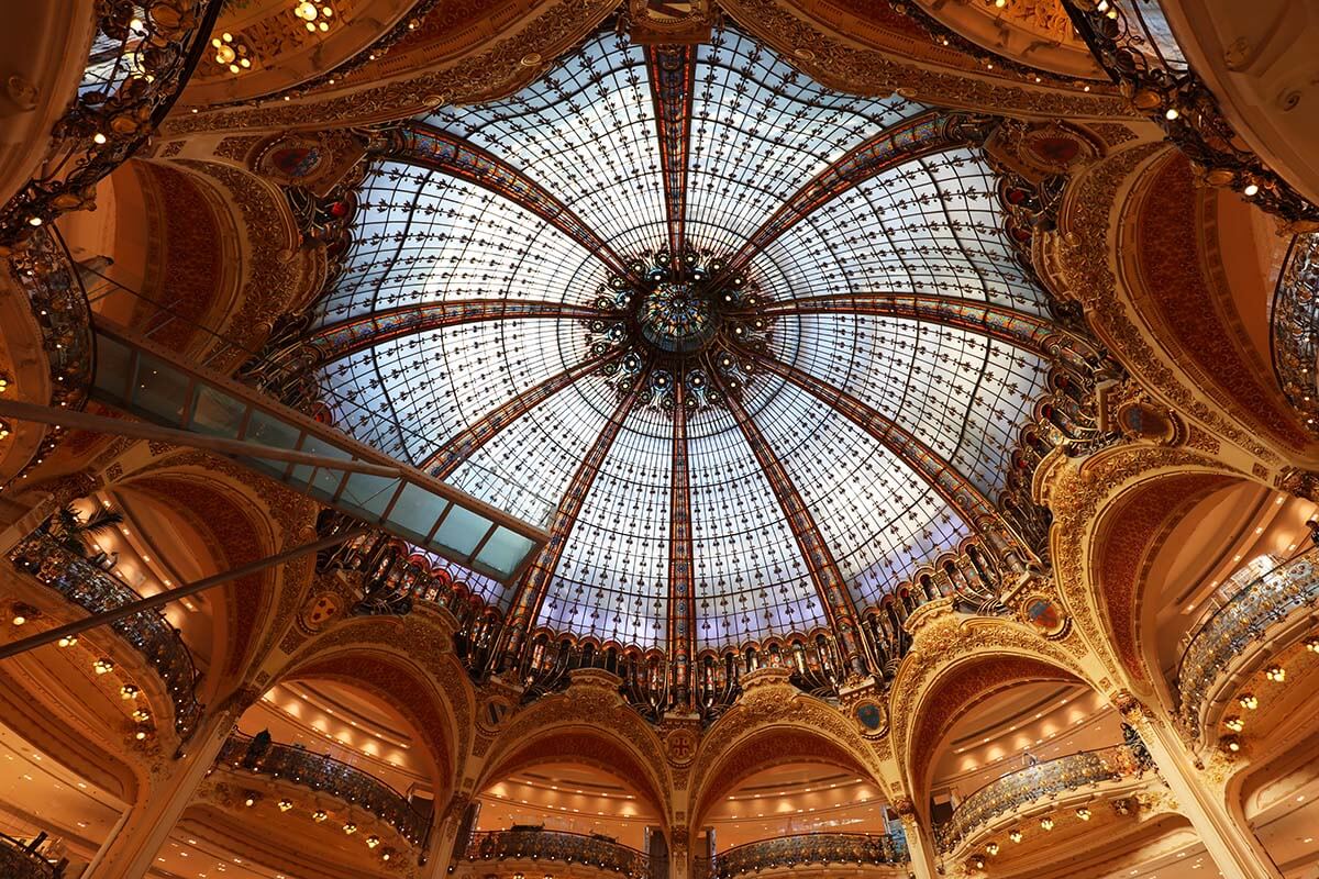 Galeries Lafayette Haussmann - the most beautiful department store in Paris