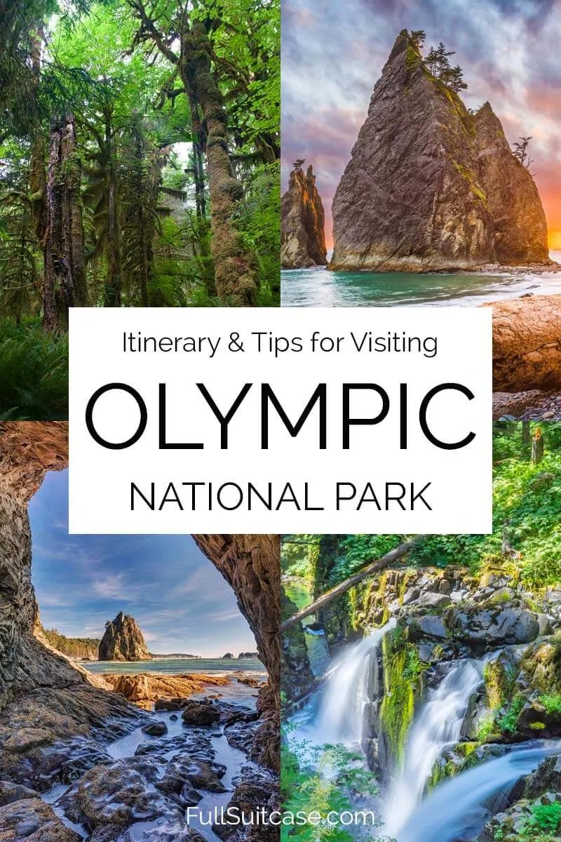 Itinerary and tips for planning a trip to Olympic National Park, PNW, USA