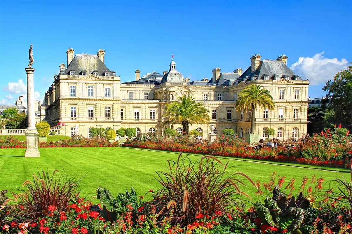 Luxembourg Palace and Gardens in Paris