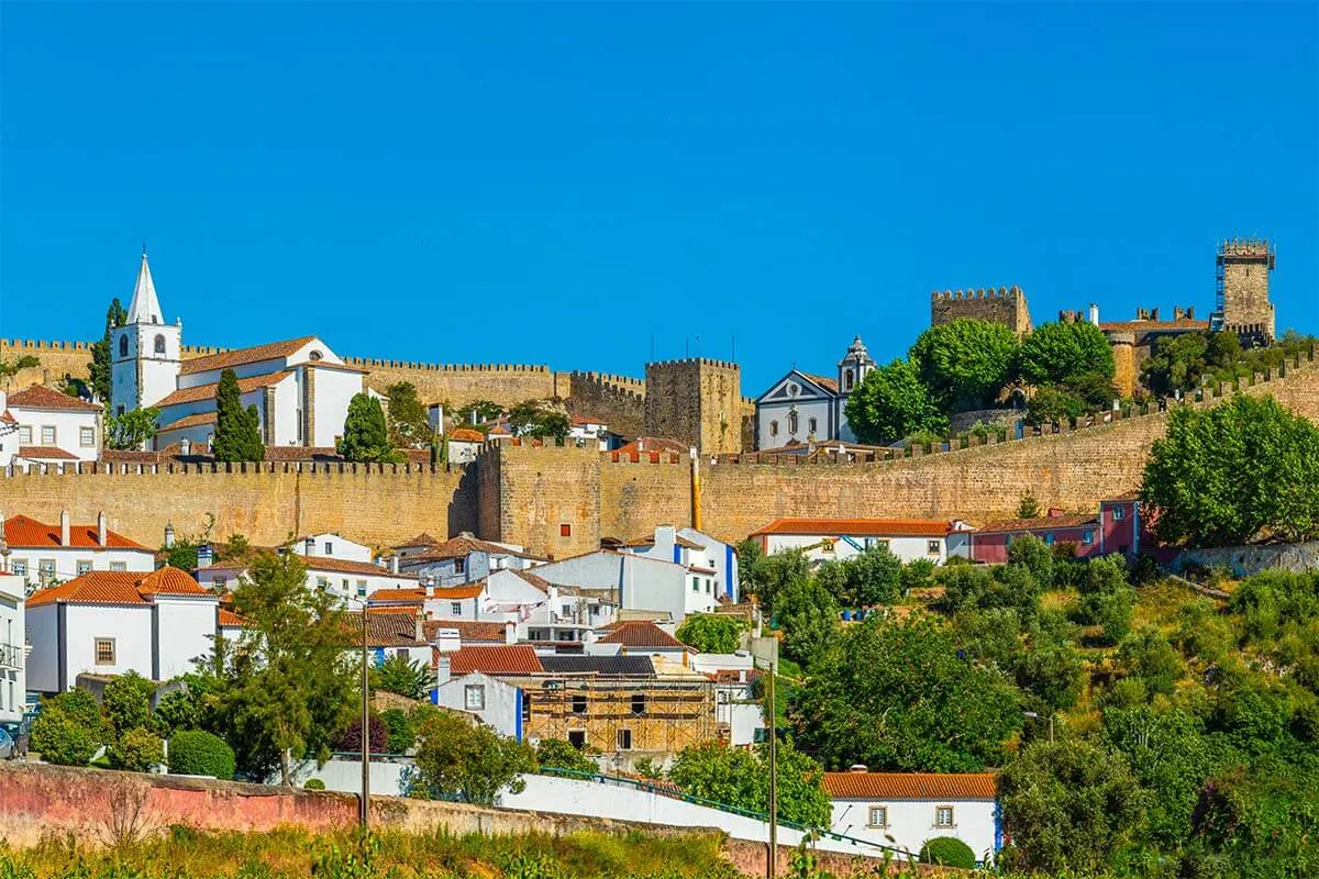 Obidos - a popular day trip destination from Lisbon in Portugal