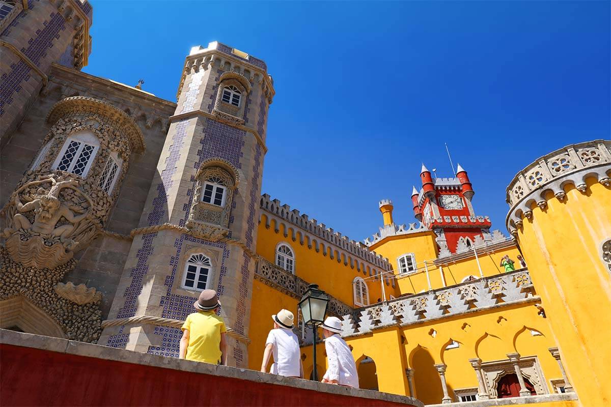 Pena National Palace is a must see in Sintra, Portugal