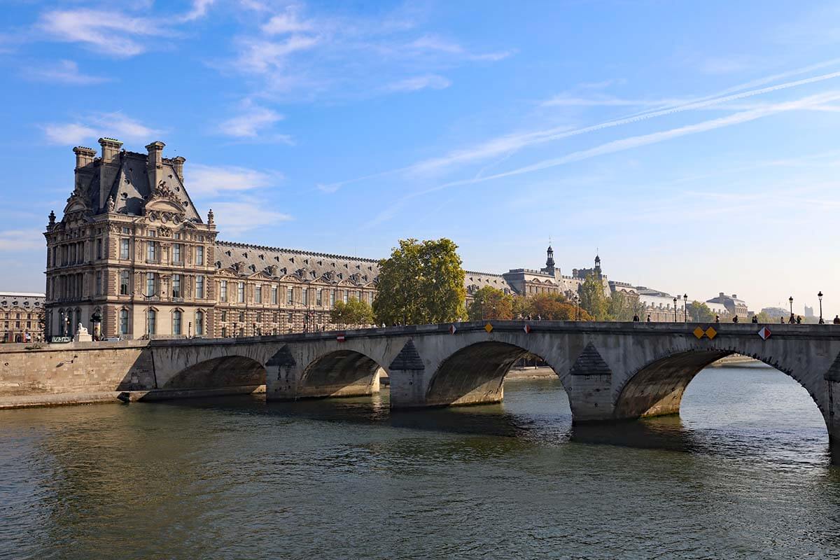 River Seine and the Louvre in Paris