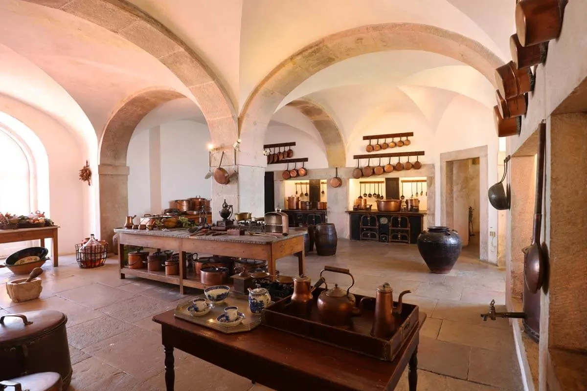 Royal Kitchen inside Pena Palace in Sintra