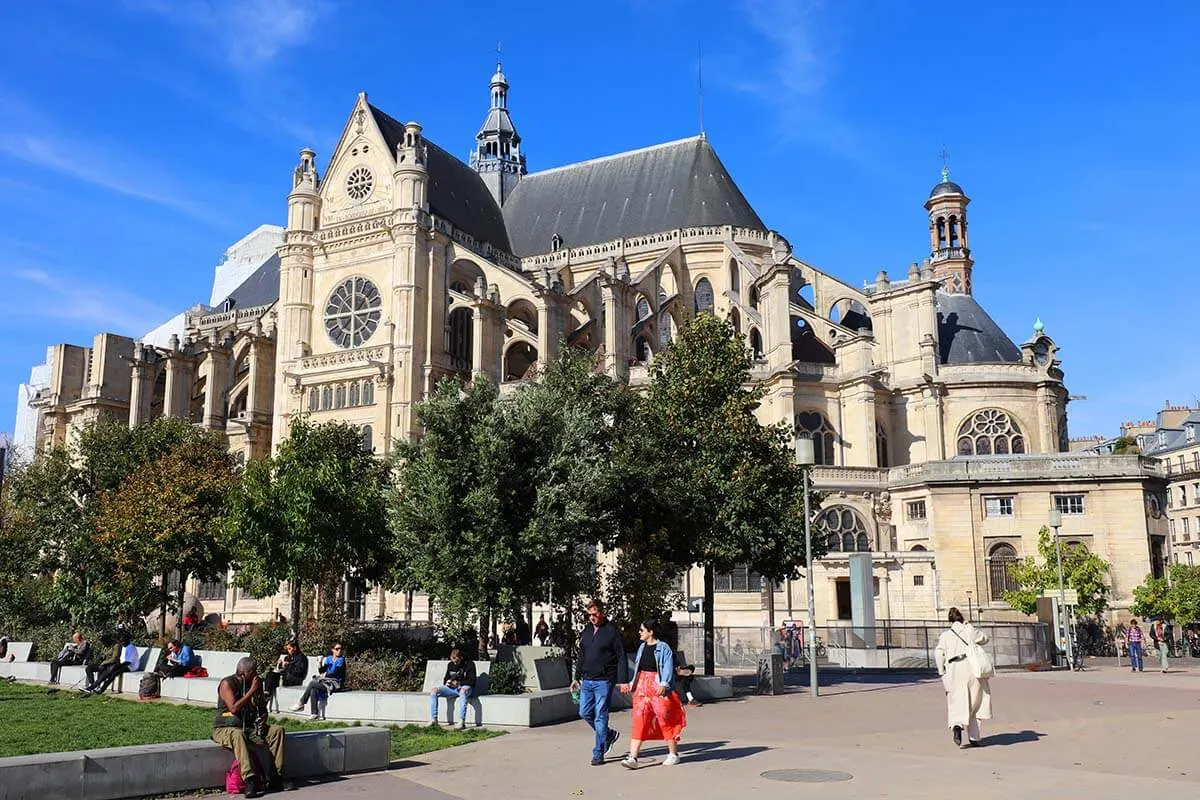 Saint Eustache Church in Paris