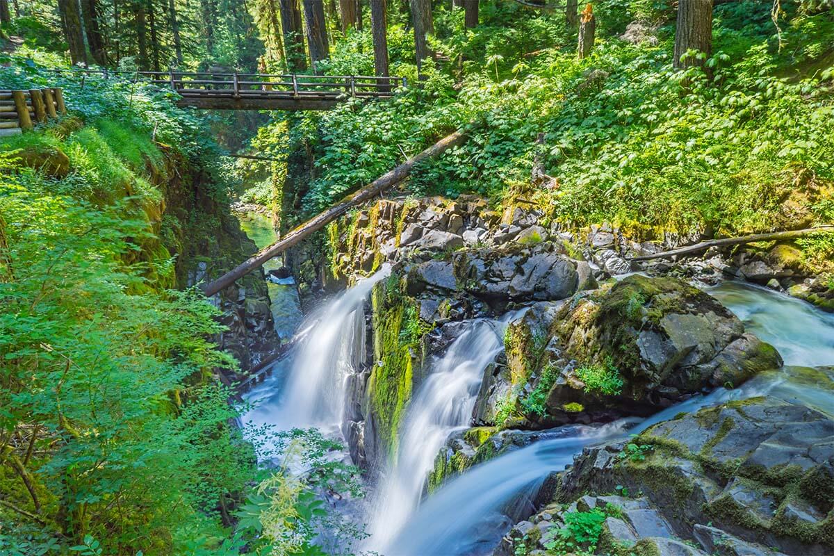 Sol Duc Falls in Olympic National Park, USA