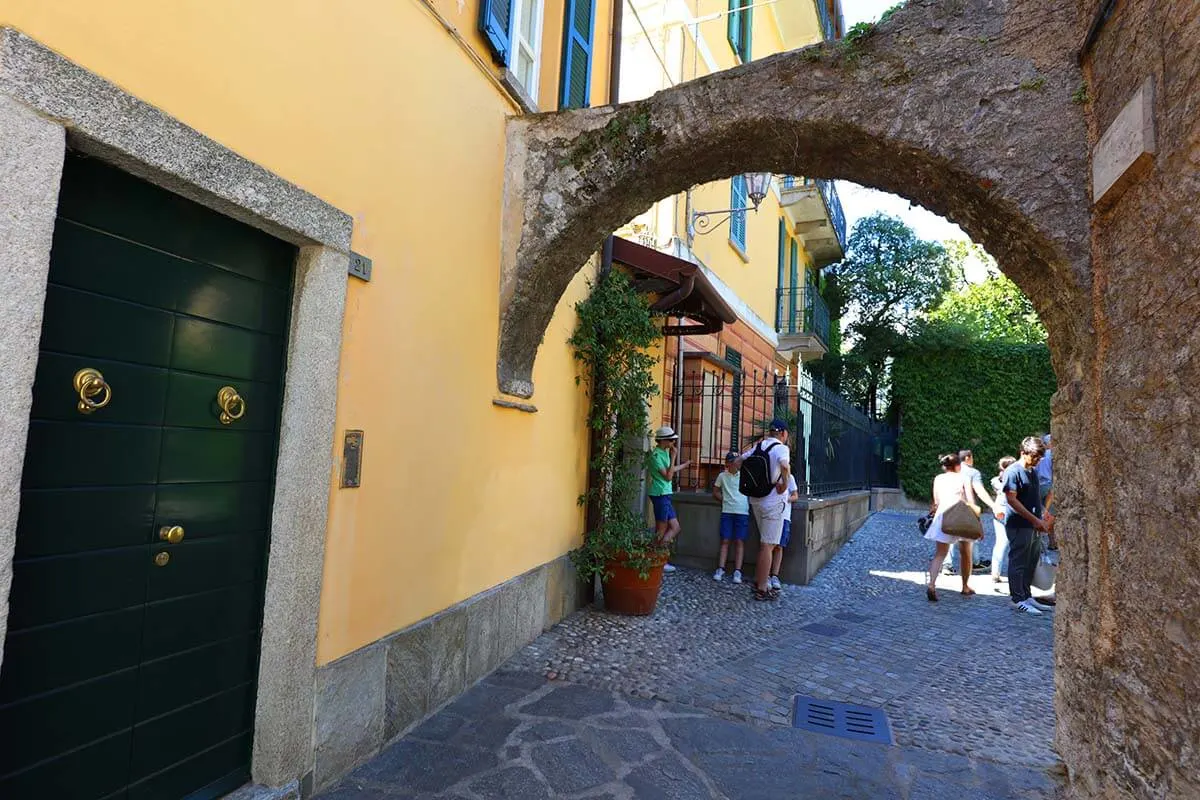 Varenna old town streets