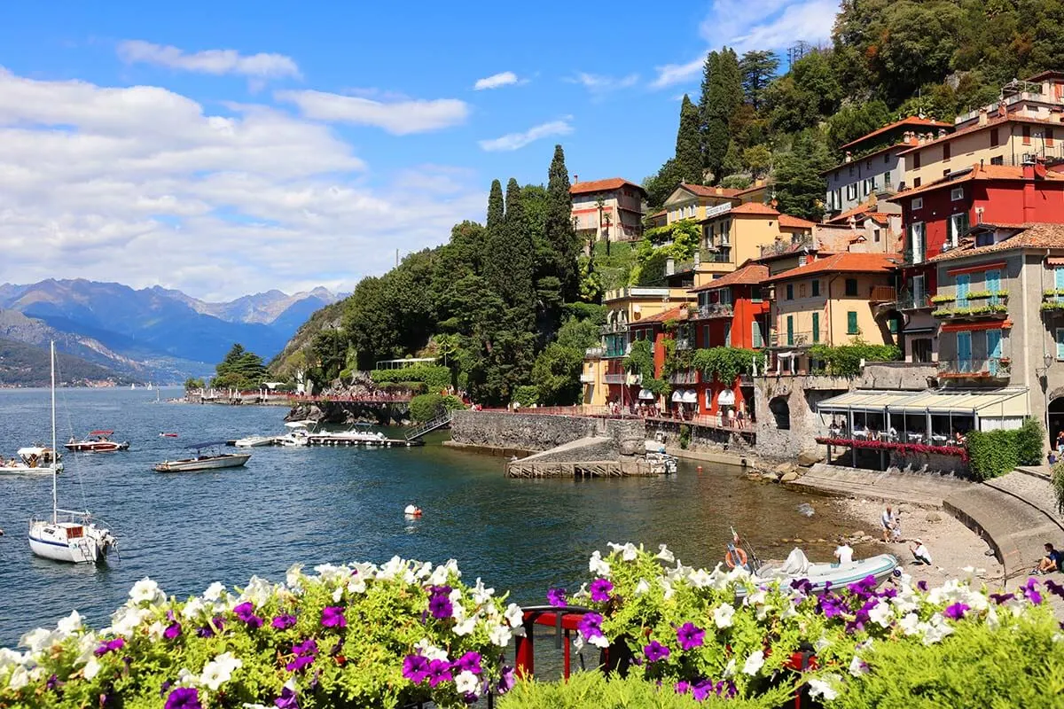 Varenna waterfront view from Riva Garibaldi