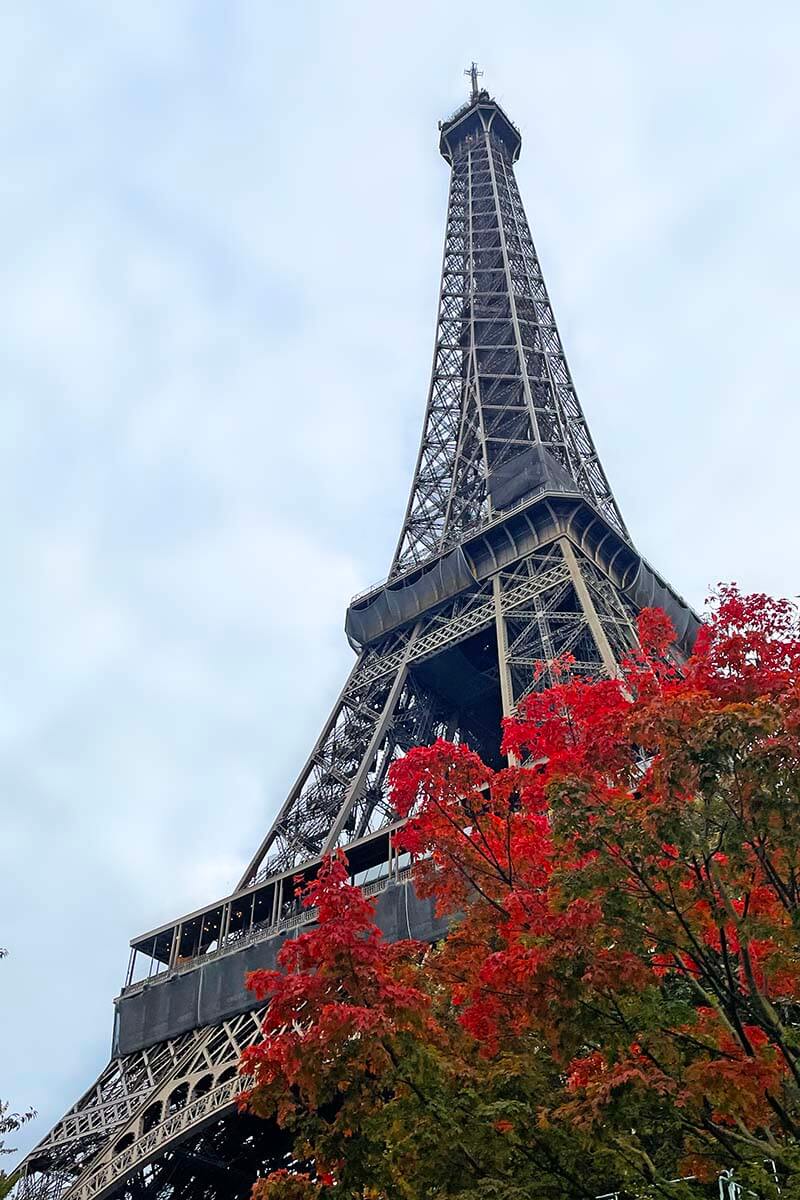 Visiting Paris in the fall