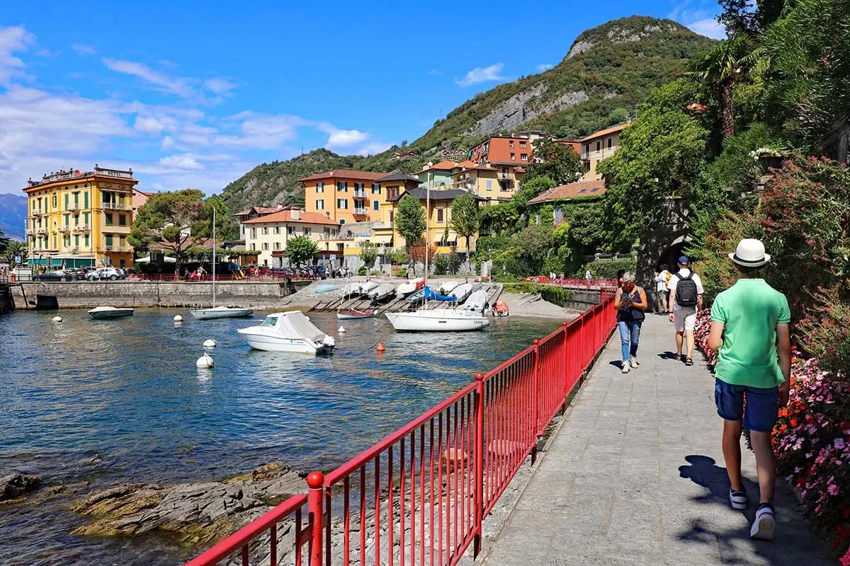 Visiting Varenna town in Lake Como, Italy