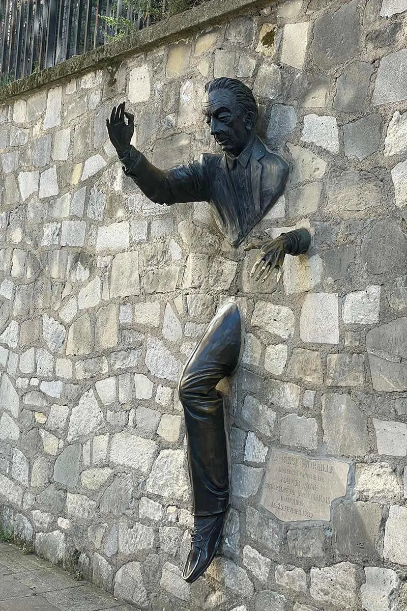 Walker Through Walls in Montmartre Paris