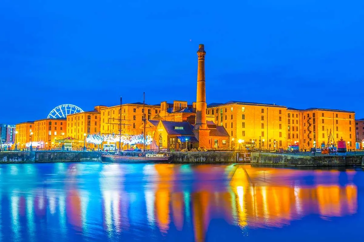 Royal Albert Dock and Liverpool skyline