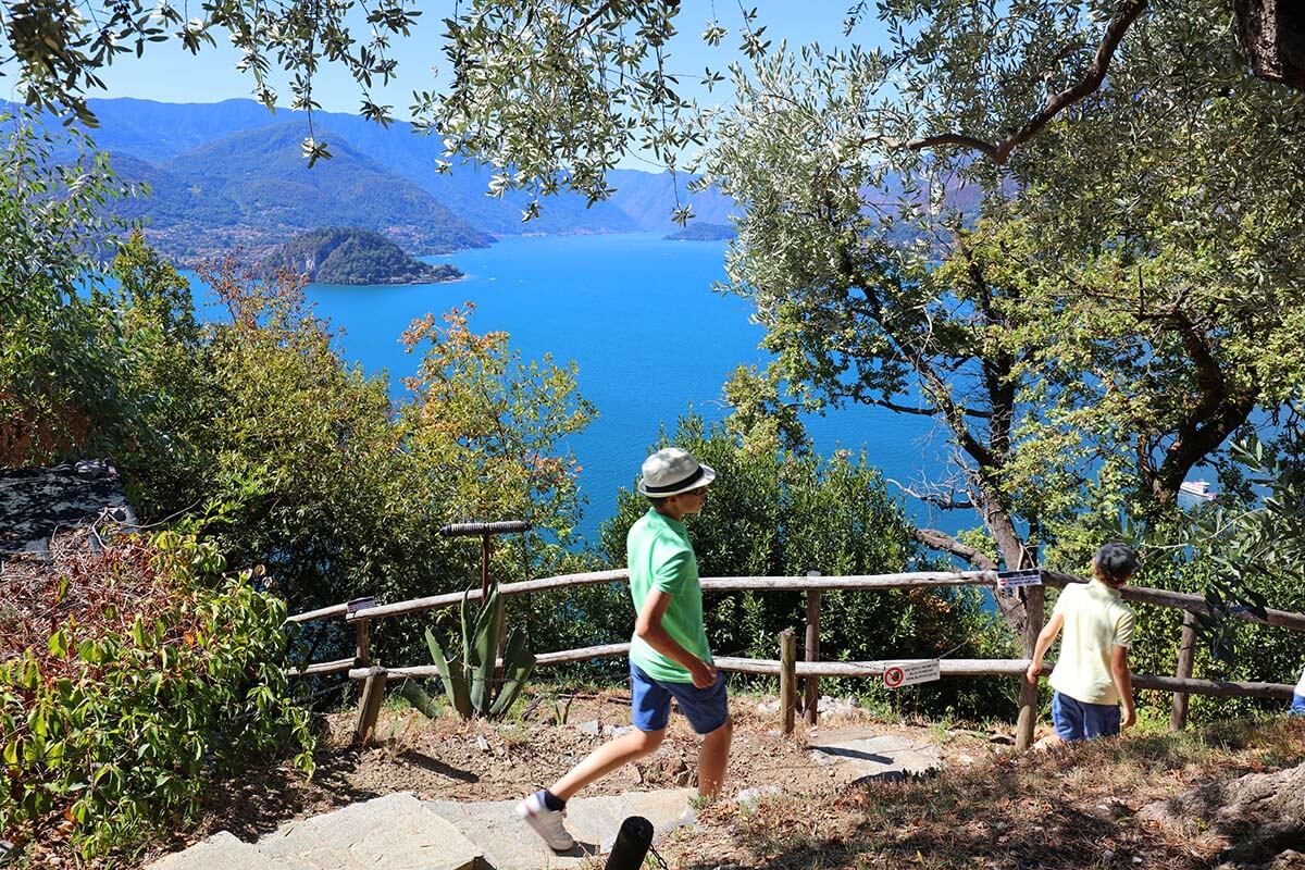 Hiking in Lake Como, Italy