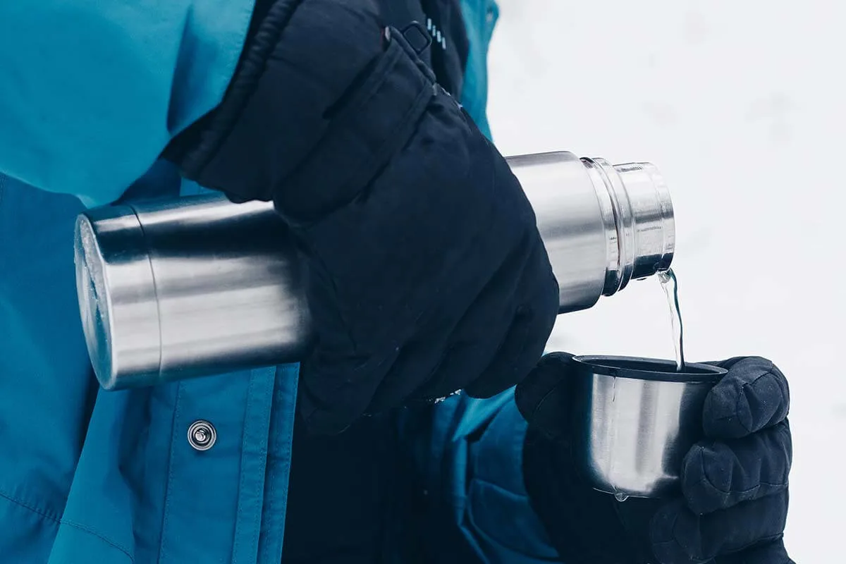 Pack a thermos flask when visiting Iceland in winter