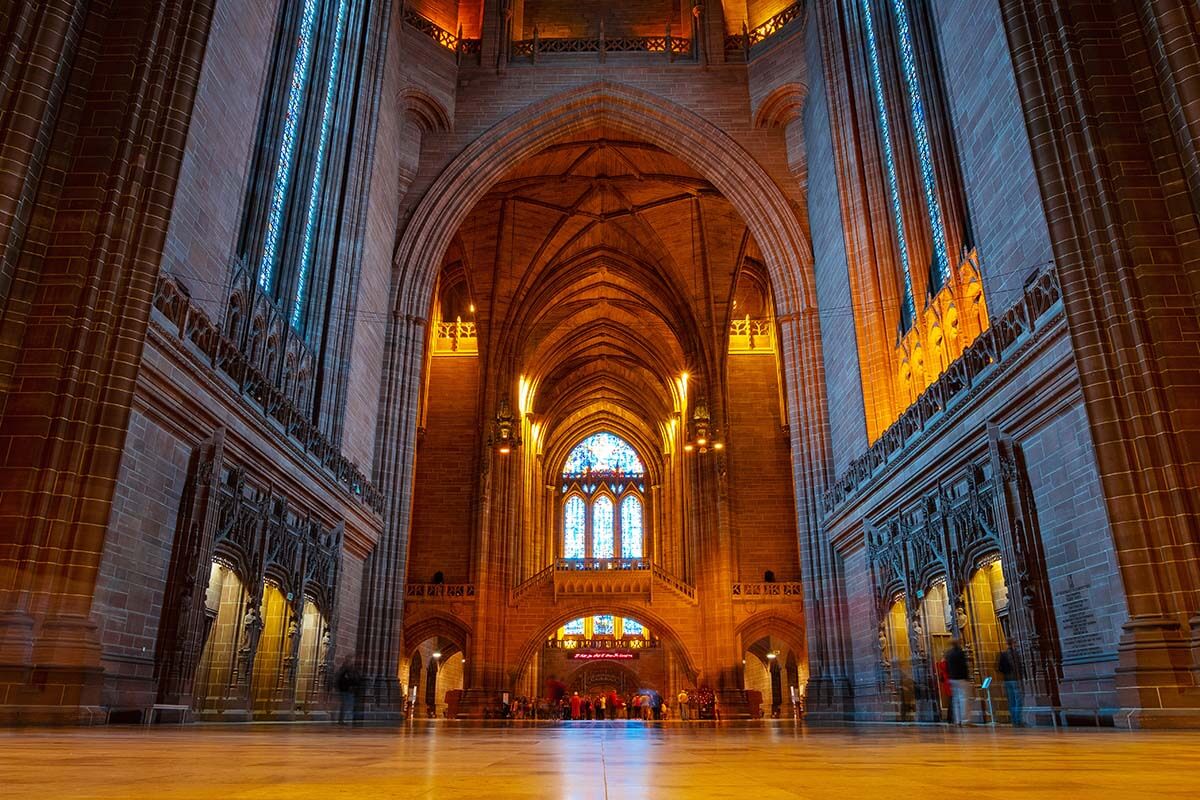 The interior of Liverpool Cathedral