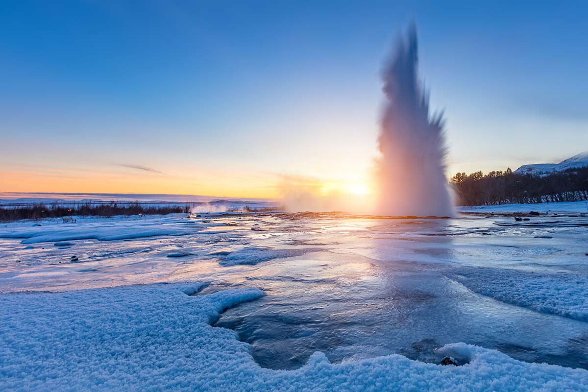 Winter in Iceland - Strokkur Geyser