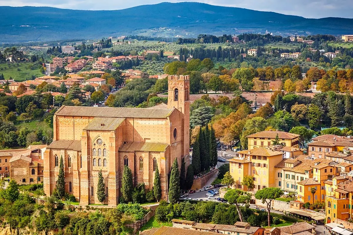 Basilica Cateriniana San Domenico in Siena, Tuscany, Italy