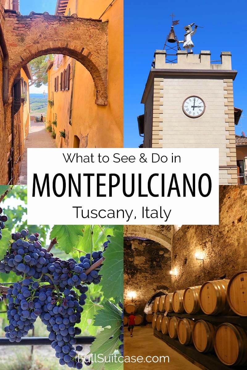 Best places to see and things to do in Montepulciano, Tuscany, Italy