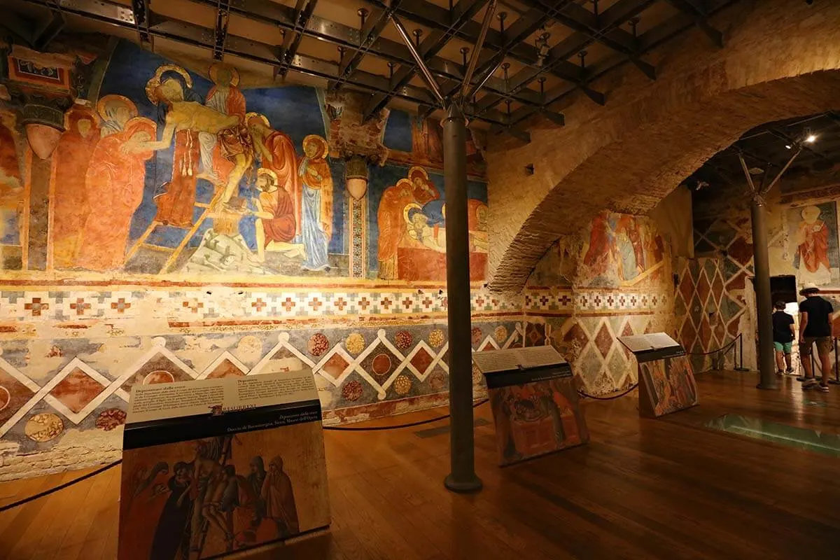 Cripta de la catedral de Siena