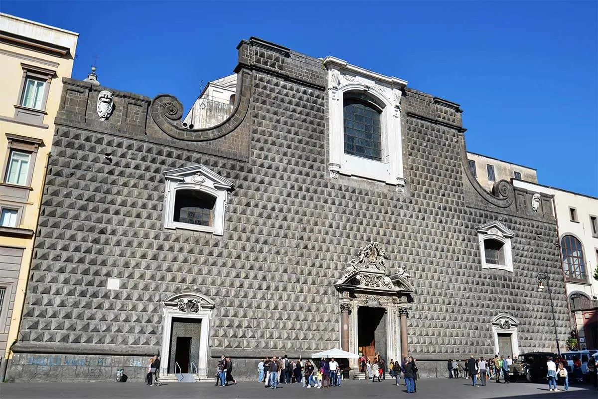 Naples New Jesus Church - one of the most impressive churches in southern Italy