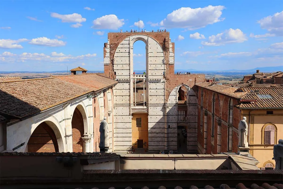 New Duomo (Facciatone) is one of the unique places to visit in Siena, Italy