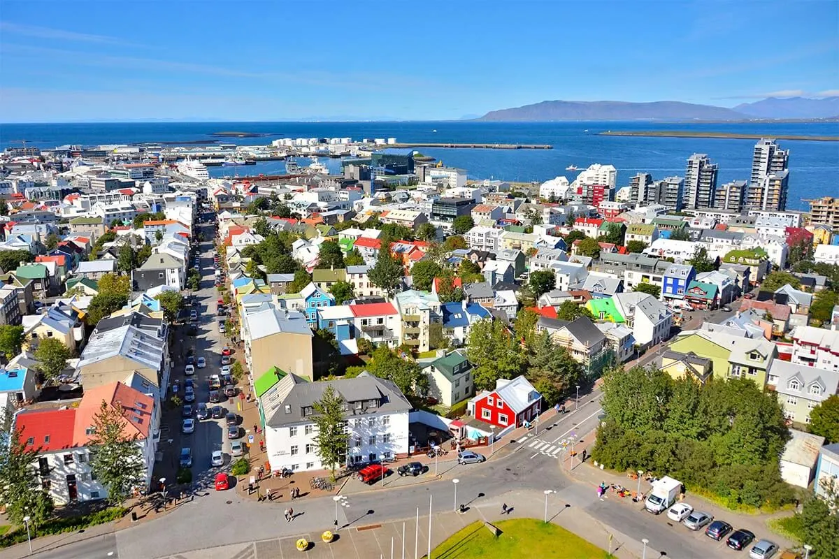 One day in Reykjavik - city view from Hallgrimskirkja is not to be missed