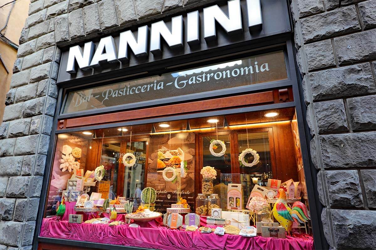 Pasticceria Nannini Conca D'Oro in Siena Italy
