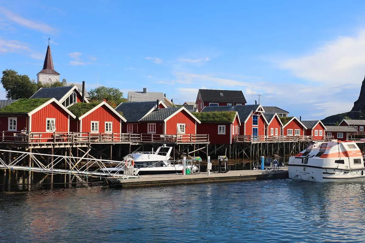 Reine rorbuer in Lofoten