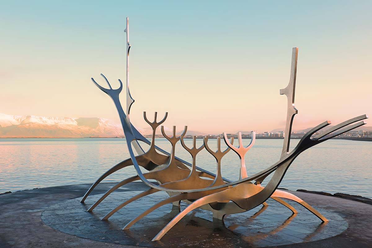 Reykjavik Sun Voyager sculpture