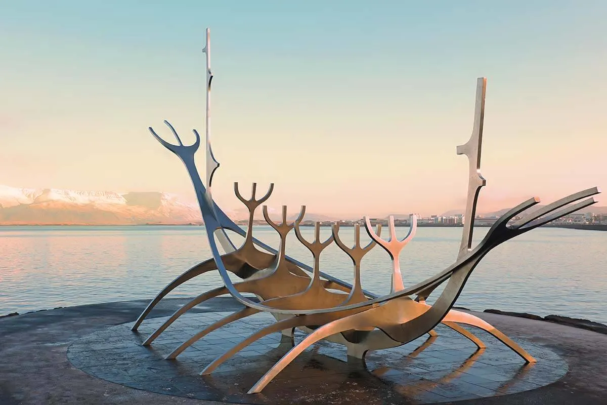 Reykjavik Sun Voyager sculpture