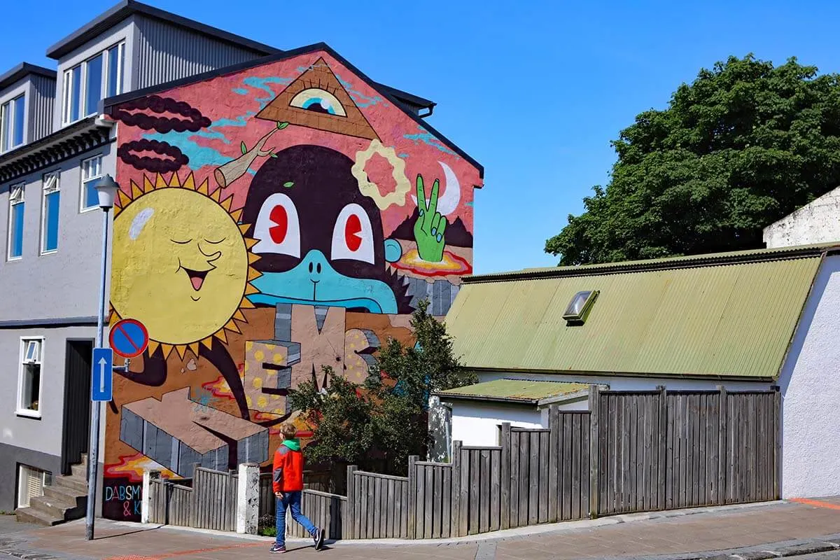 Reykjavik street art Wall Poetry project
