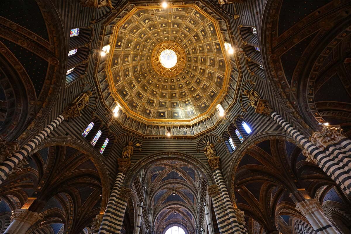 Techo de la catedral de Siena