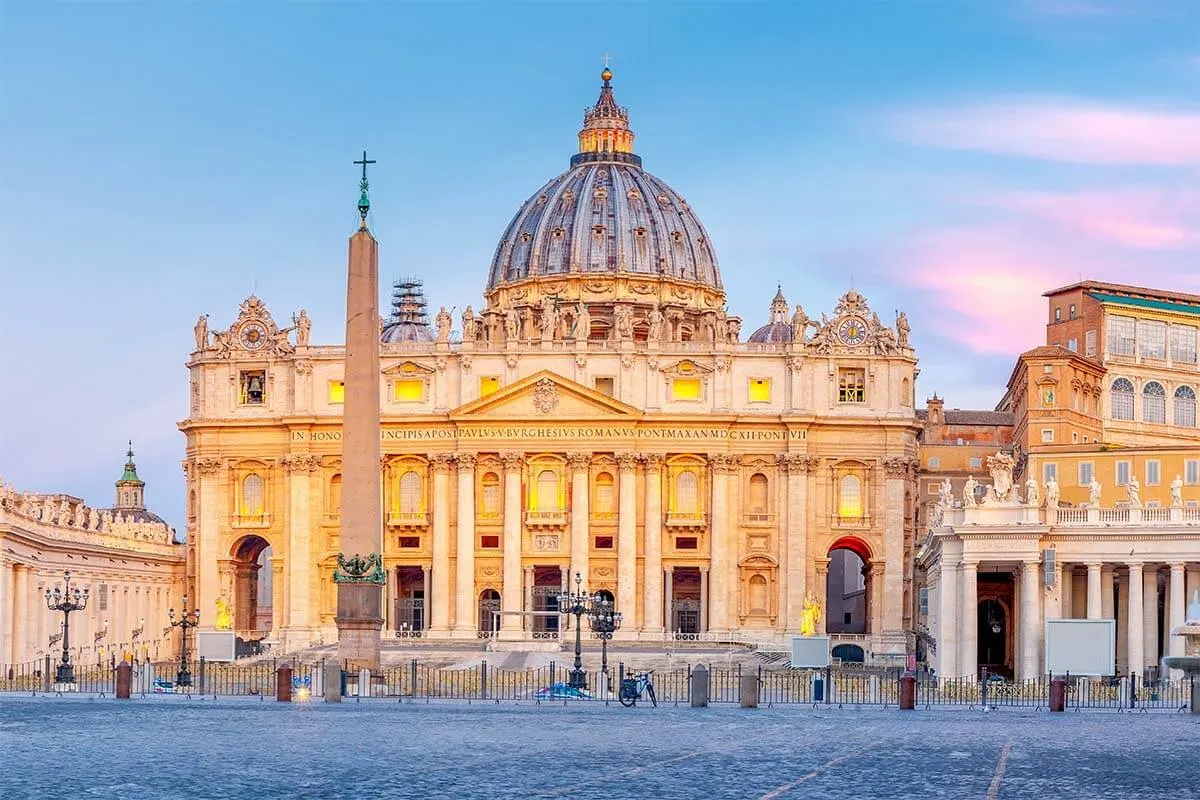 St Peter's Basilica at the Vatican