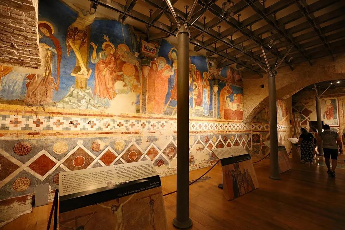 The Crypt of Duomo di Siena, Italy