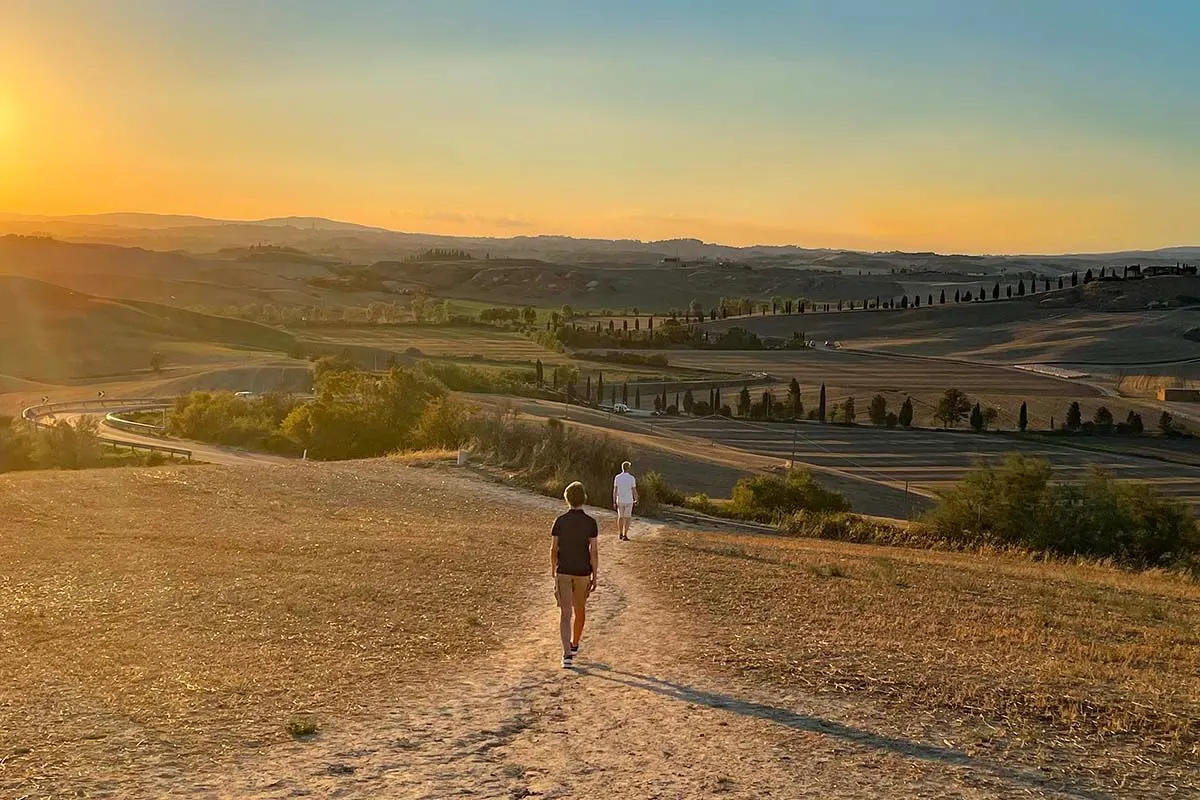 Tuscan countryside near Siena in Italy