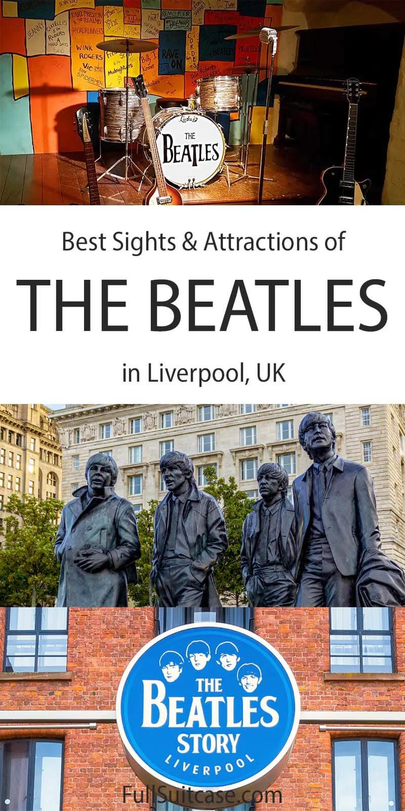 Best sights and attractions of The Beatles in Liverpool, UK