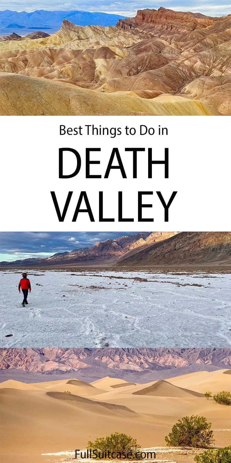 Best things to do and places to visit in Death Valley National Park, USA