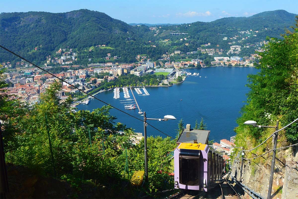 Best things to do in Como - Brunate funicular