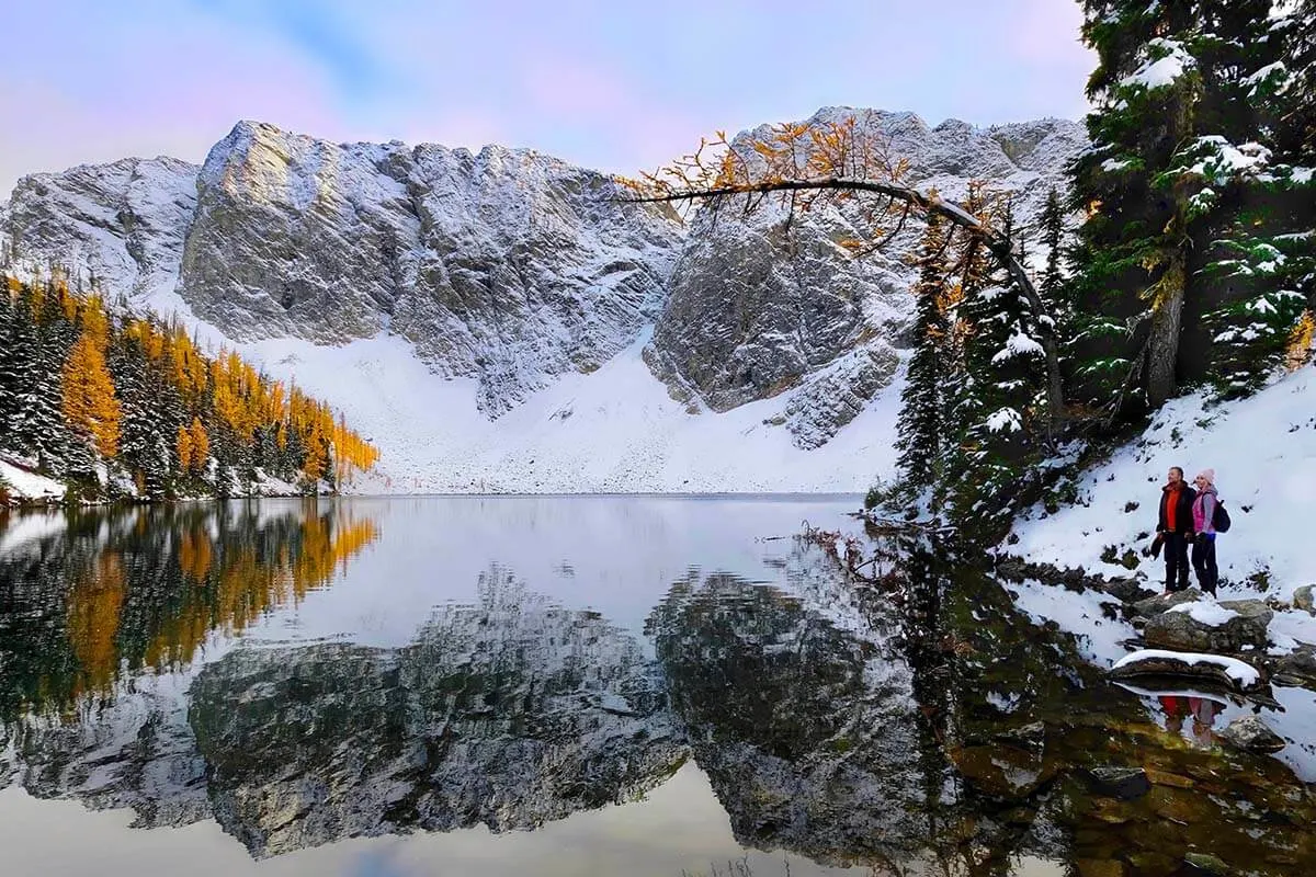 Blue Lake in North Cascades National Park, Washington, USA